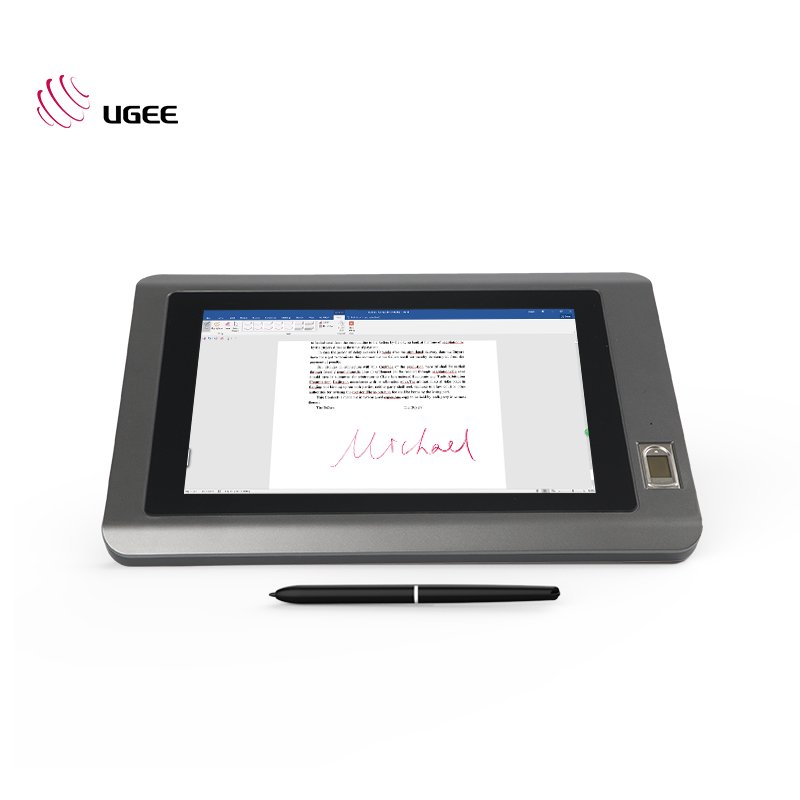 Ugee Fingerprint Identification 10.1 inch TFT LED Pen Display Graphic Digital Electronic Paperless Signature Pad Handwriting Pads image4